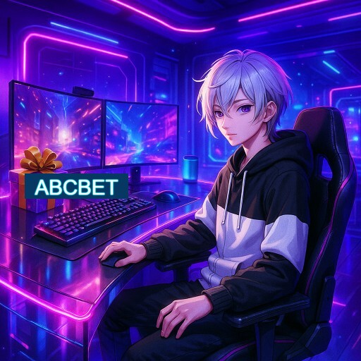 Imagem promocional do app oficial ABCBET destacando a conveniência de jogar cassino online pelo celular ou navegador