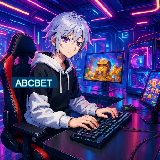 Imagem promocional do app oficial ABCBET destacando a conveniência de jogar cassino online pelo celular ou navegador