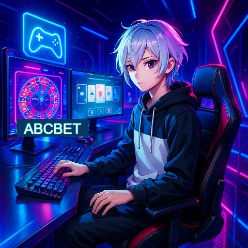 Imagem promocional do app oficial ABCBET destacando a conveniência de jogar cassino online pelo celular ou navegador